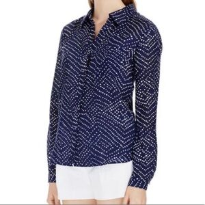 🛍️Womens Diane Von Furstenberg Polka Dot Shirt